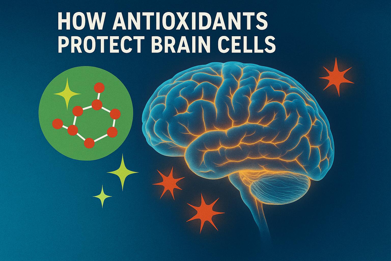 How antioxidants protect brain cells.