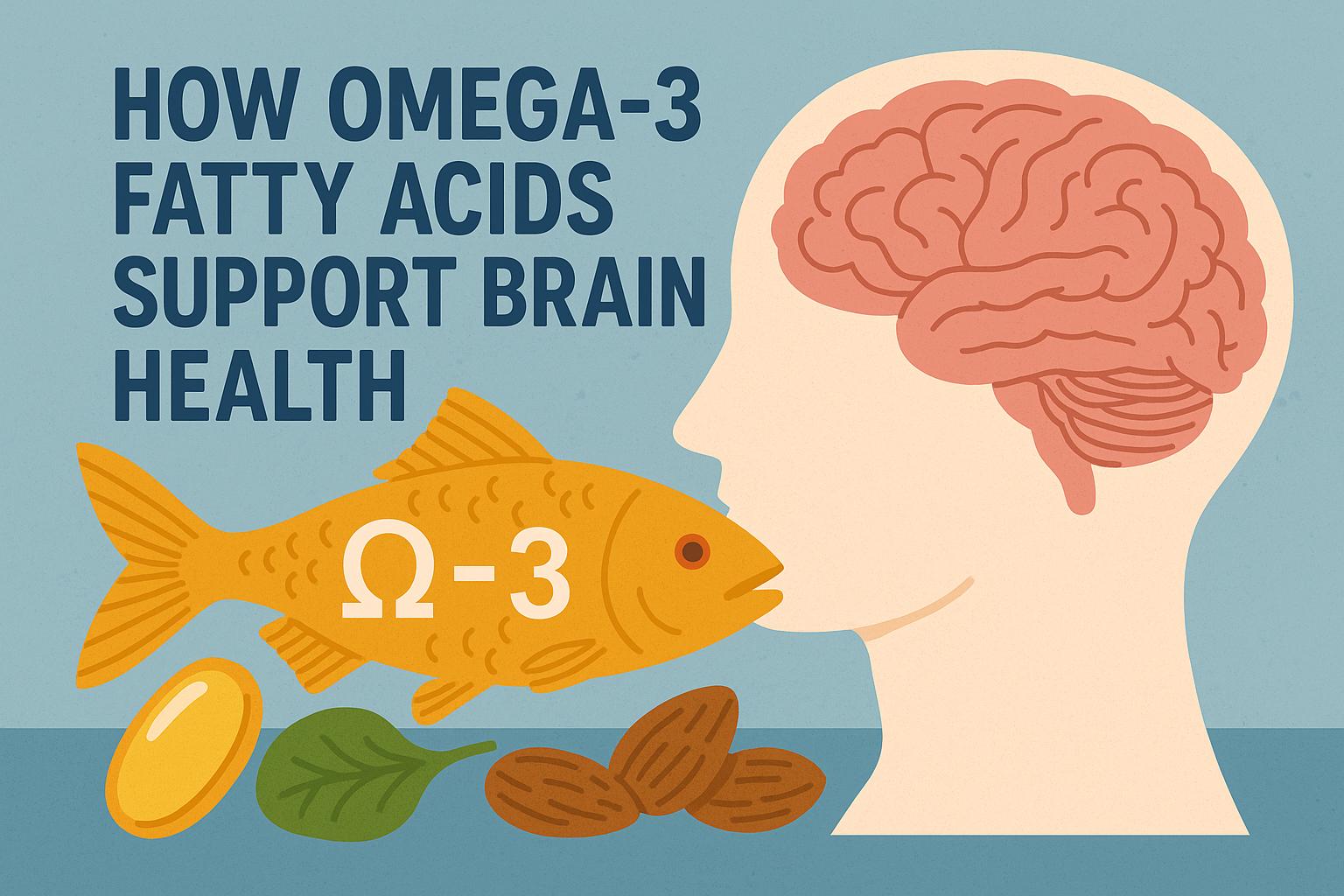 How omega-3 fatty acids support brain health.
