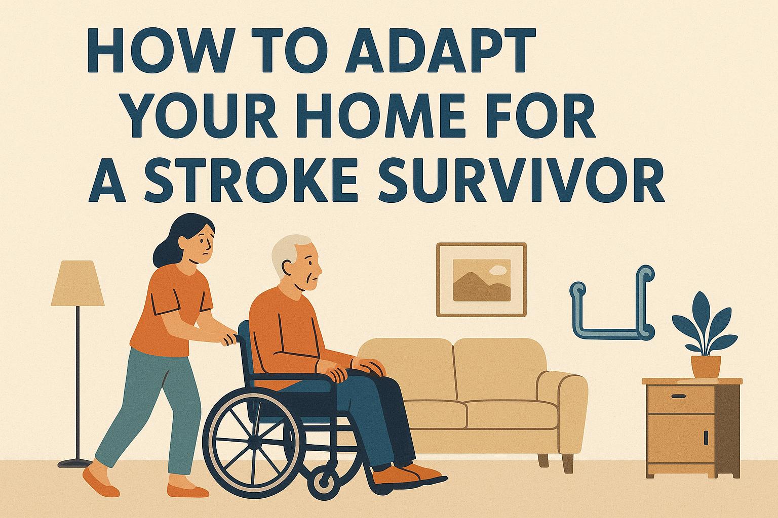 How to adapt your home for a stroke survivor.