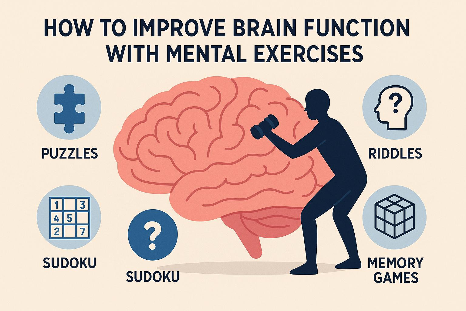 How to improve brain function with mental exercises.