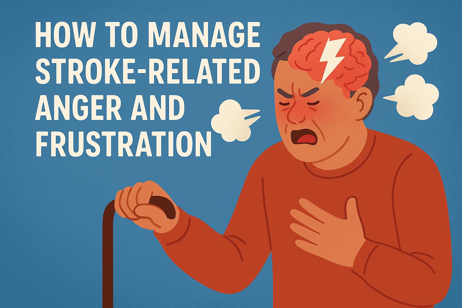 How to manage stroke-related anger and frustration.