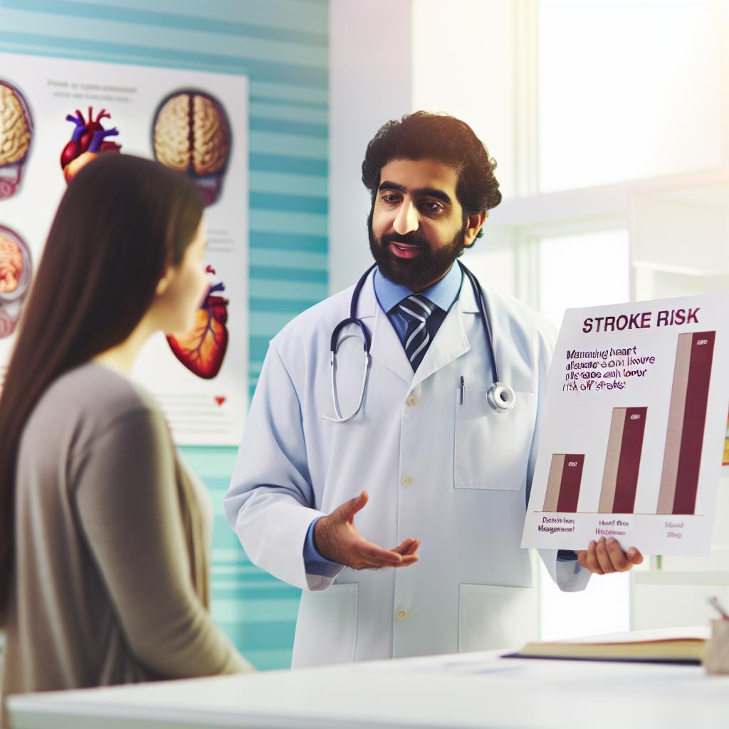 How to manage stroke risk in people with heart disease.