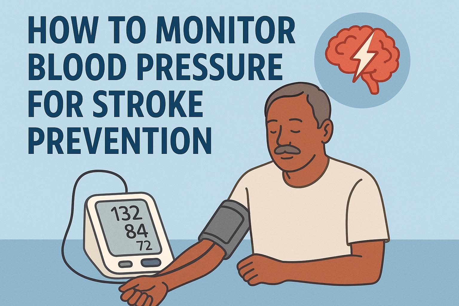 How to monitor blood pressure for stroke prevention.