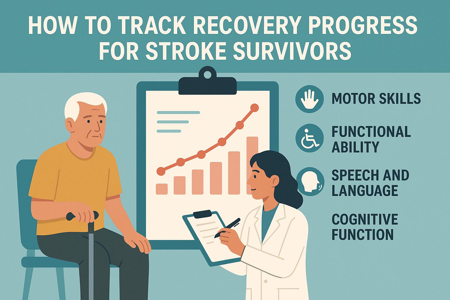 How to track recovery progress for stroke survivors.