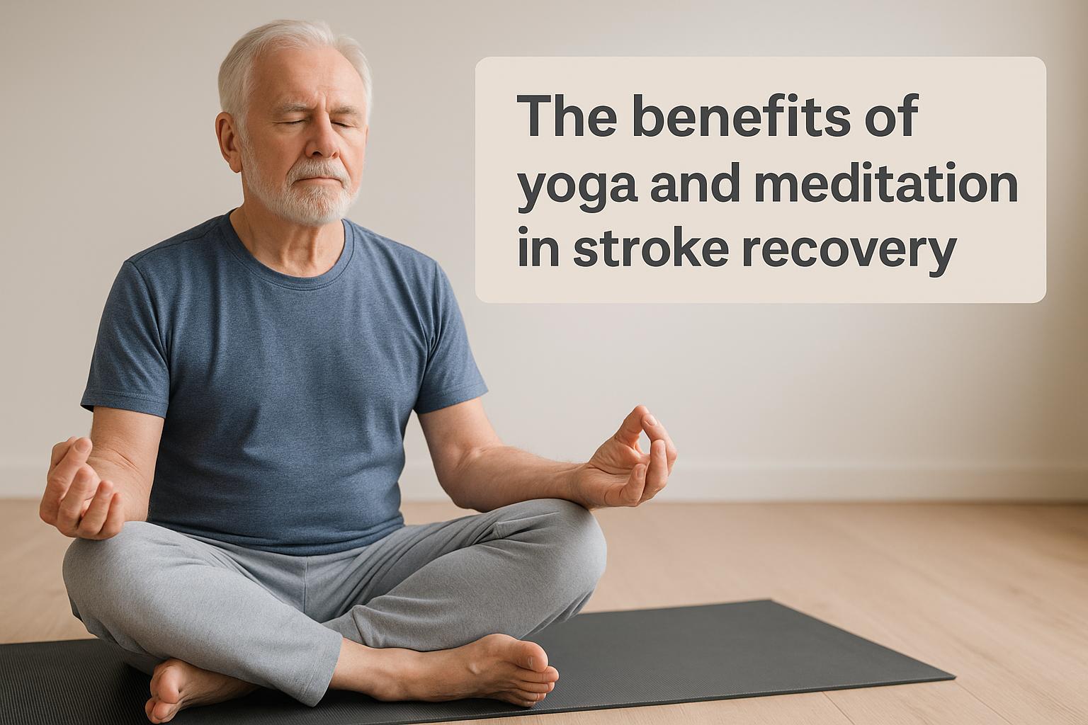 The benefits of yoga and meditation in stroke recovery.