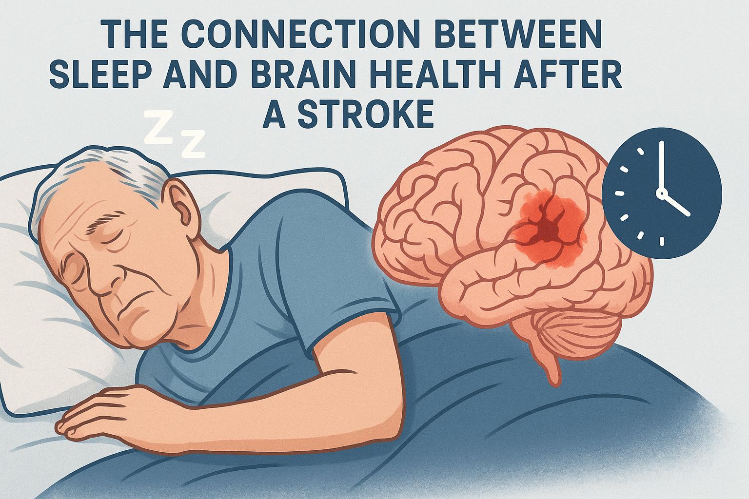 The connection between sleep and brain health after a stroke.