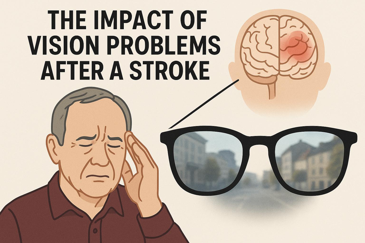 The impact of vision problems after a stroke.