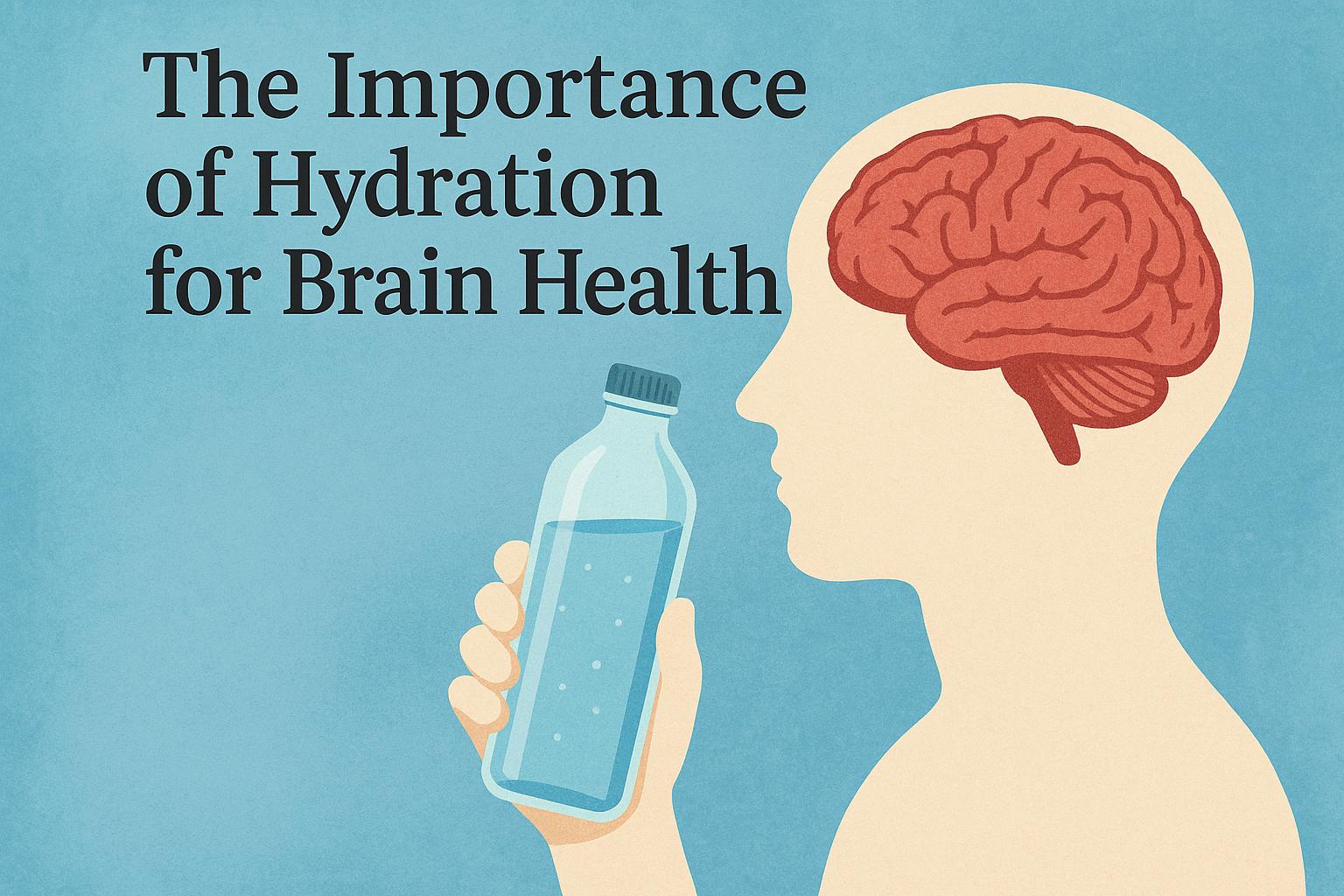 The importance of hydration for brain health.