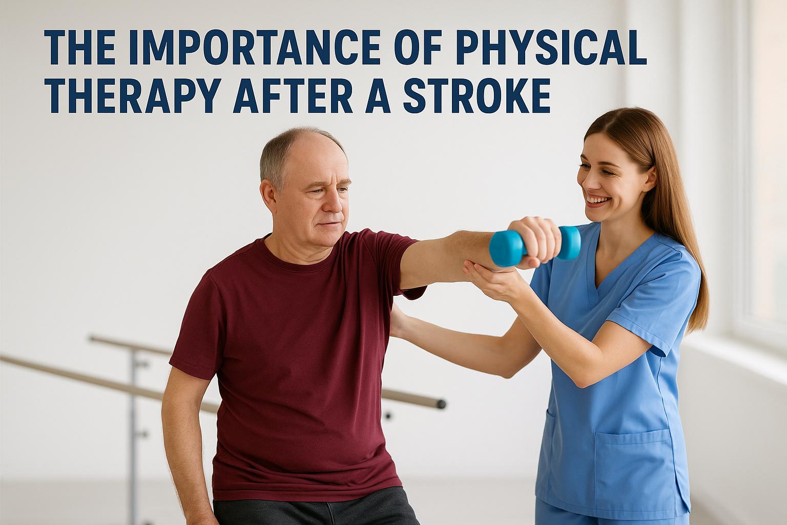 The importance of physical therapy after a stroke.