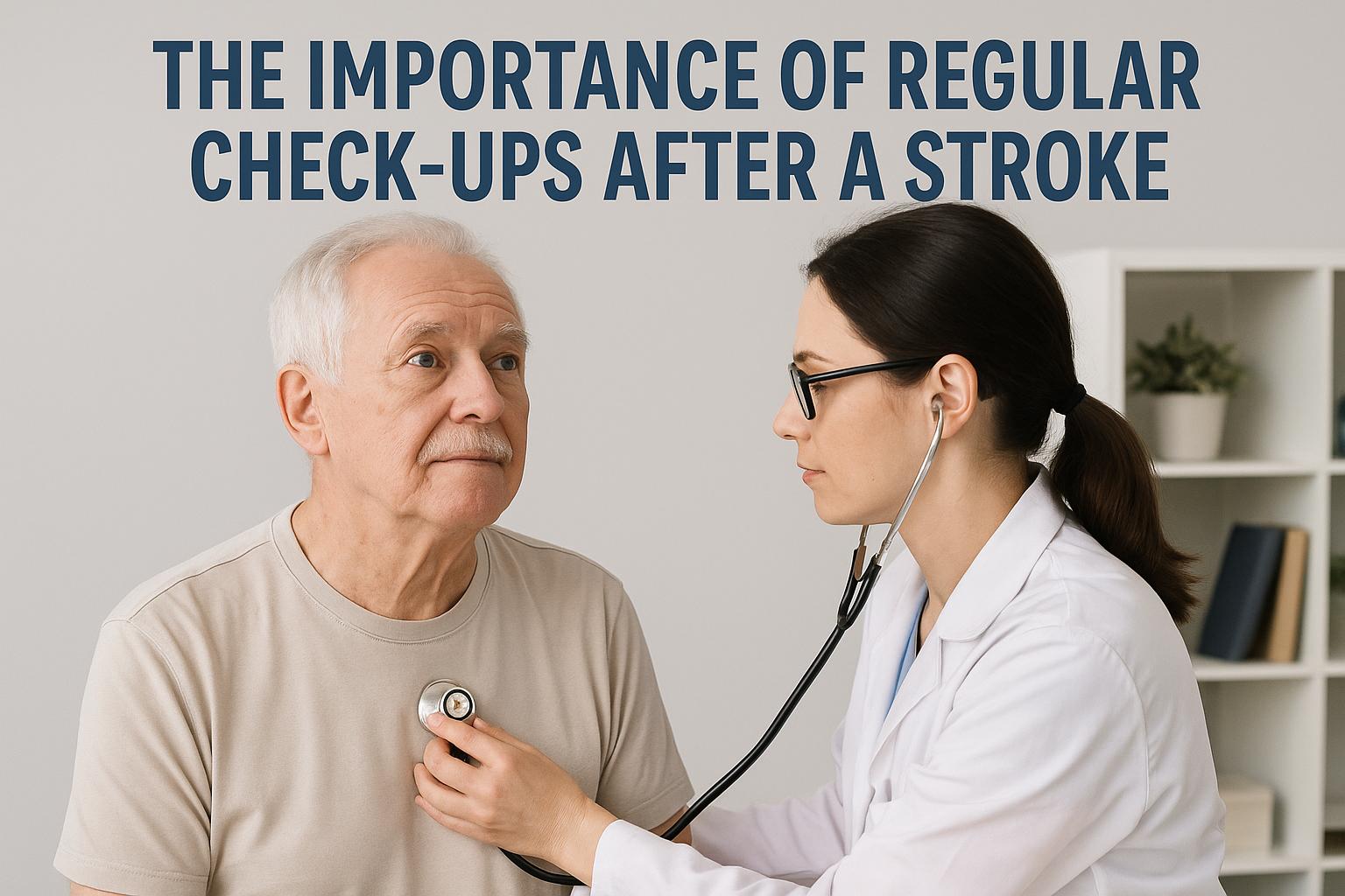 The importance of regular check-ups after a stroke.
