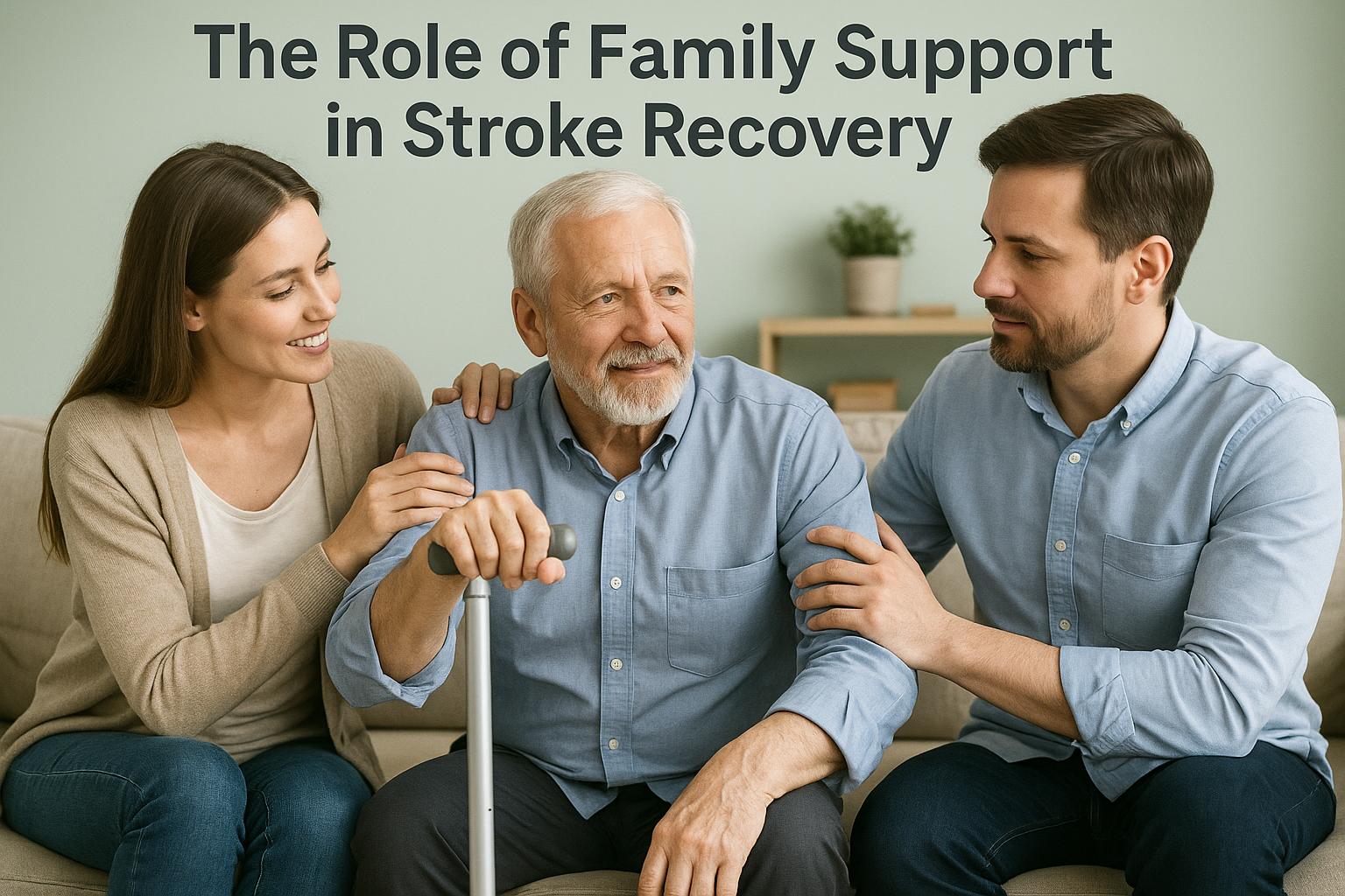 The role of family support in stroke recovery.