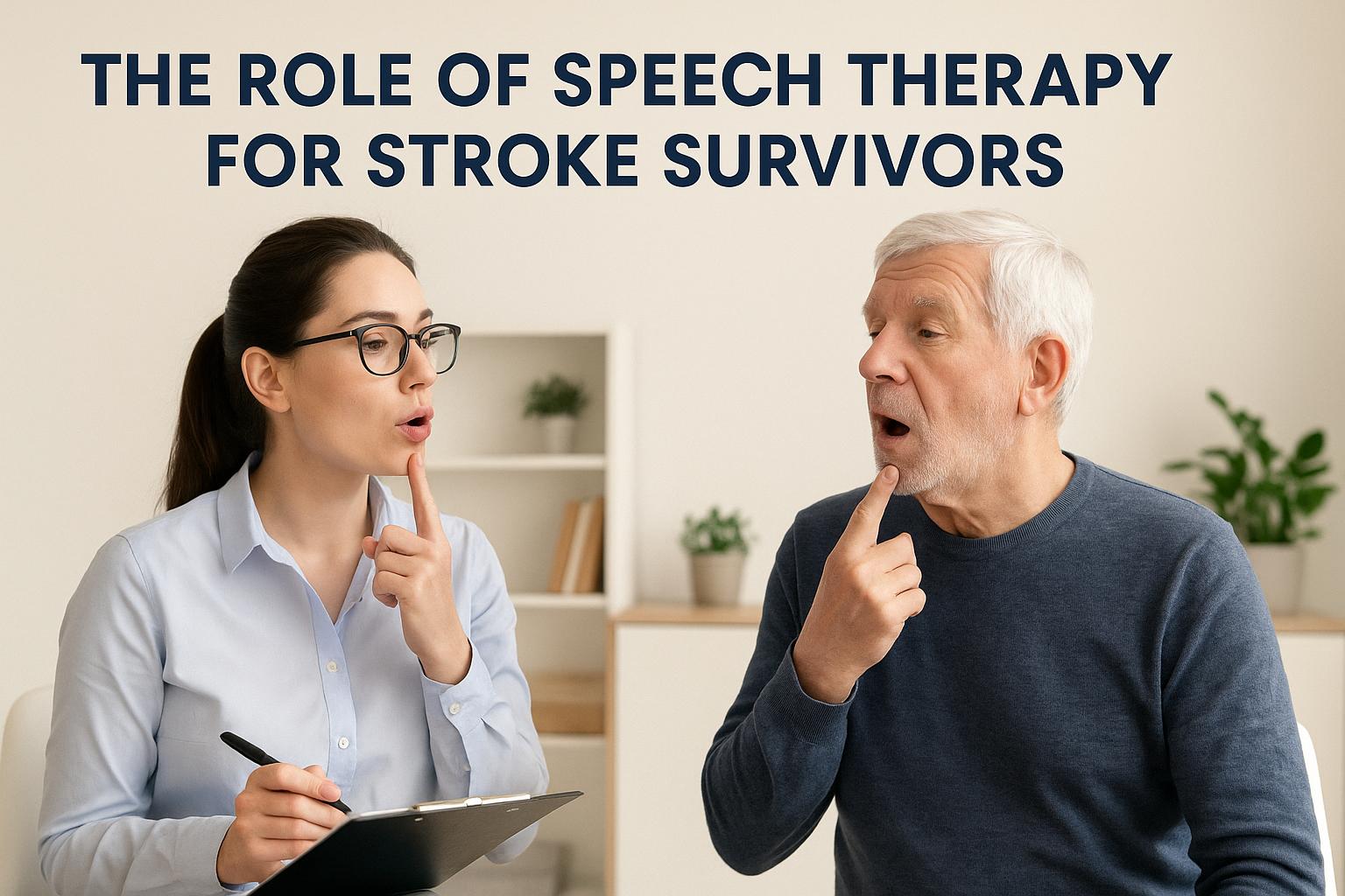 The role of speech therapy for stroke survivors.