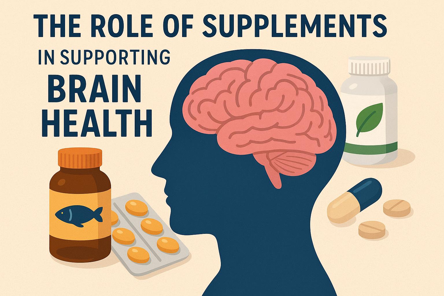 The role of supplements in supporting brain health.